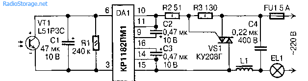 Кр1182пм1 схема подключения