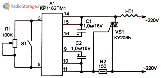 Микросхема кр1182пм1 схема включения