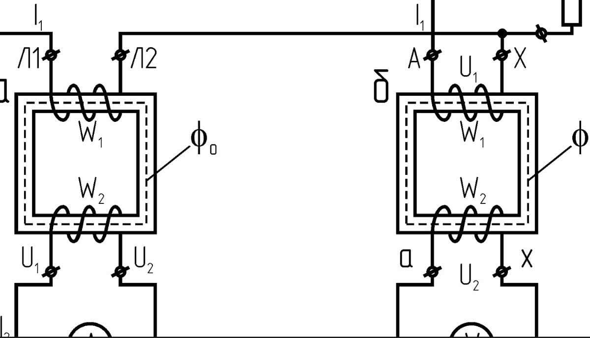 Измерительный трансформатор напряжения схема включения